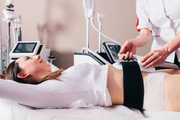 woman having body sculpting to help improve her body image and her mental health Hamilton