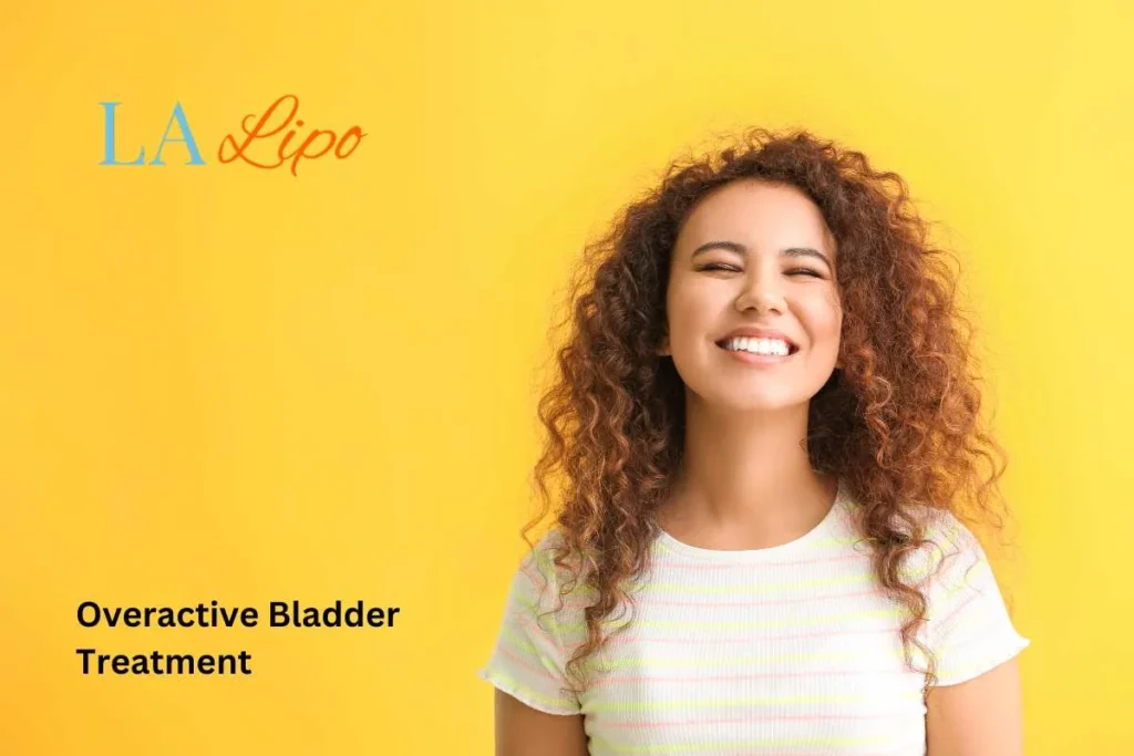 woman smiling about overactive bladder treatment Hamilton solutions