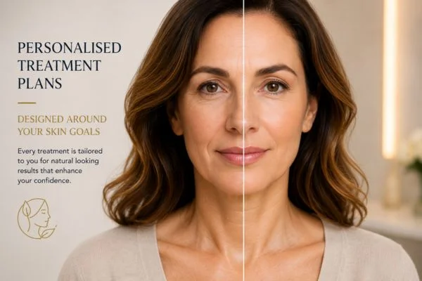 Before and after results of Collagen Lift Therapy Hamilton